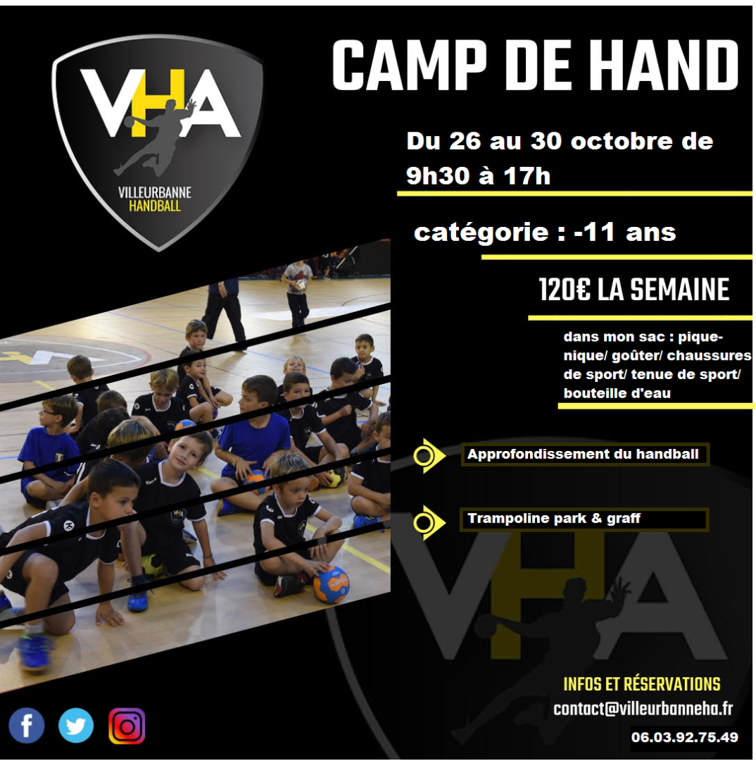 Lire la suite à propos de l’article Camp de handball pour les -11