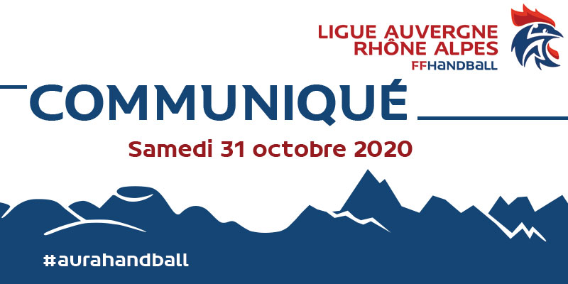 Lire la suite à propos de l’article Suspension des championnats AURA jusqu’en janvier 2021